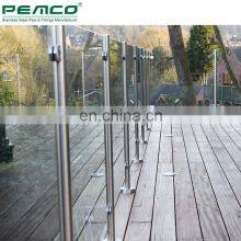Low Price Hot Selling Stainless Steel Tempered Glass Railing Deck Handrail thumbnail-5