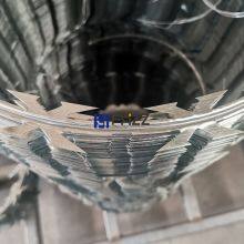 High Security Galvanized Razor Wire Cbt-60 45cm Diameter Galvanized Concertina Barb