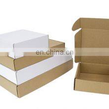 Free Sample Packaging Mailing Box Custom Logo Kraft Delivery Corrugated Recyclable Paper Boxes Packaging Shipping Mailer Box thumbnail-4