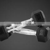 Commercial Use Hex Rubber Coated Dumbbell thumbnail-5