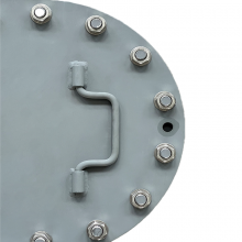 Good Sealing Steel Marine Raised Type Manhole Cover Oiltight Watertight thumbnail-4