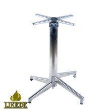 High Quality Detachable 304# Stainless Steel Folding Table Base Hot Sale Brushed Stackable Leg