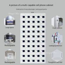 Taquilla de carga para teléfonos móviles de múltiples puertas de alta calidad con compartimentos seguros y puertos USB | Ideal para aeropuertos y centros comerciales thumbnail-5