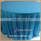 SQN#34 Wholesale Cheap Dark Navy Shiny Sequin 120 Round Tablecoloth thumbnail-6