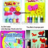Four Colors Hot Item Non-toxic Finger Paint Set With Blister Packing