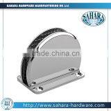Fixed Semicicle 90 Degree Glass to Wall Bracket Glass Shower Door Hinge thumbnail-3