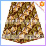 Mitaloo Hot Sale African Real Wax Prints Cotton Fabric For Dresses MH3059