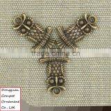 DIY Zinc Alloy Jewelry Ancient Bronze Owl Pendant thumbnail-4