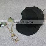 Wholesale 2016 Newest Lace-up Back Flat Brim Blank Snapback Hats thumbnail-2