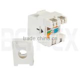 Cat6A UTP Toolless RJ45 Keystone Jack Cat6A RJ45 Female Jack