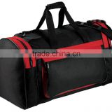 high class parallel zipper sports bag with black piping