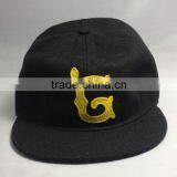 Unstructured Cap Wool Unstructured Snapback Hat Custom 6 Panels Soft Woolen Snapback Cap thumbnail-3