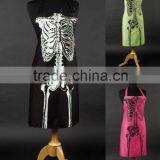 Custom high quality Halloween Body Bone Individual cotton apron