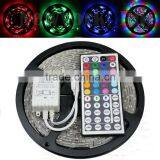 3528 5m RGB 300 LED SMD Flexible Light Strip Lamp Waterproof+44Key IR Controller
