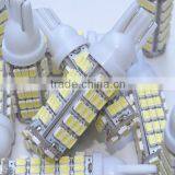 New 168 192 W5W T10 68SMD DC12V White 68LED 1206 SMD LED Car Auto Bulbs LED Signal Lights White Super Bright
