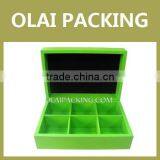 Charming Tea Display Caddy,Gorgeous Empty Tea Caddy,Solid Wood Tea Caddy thumbnail-1