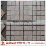 White Crabapple Mosaic Tiles, Grey Marble Mosaic Tile