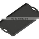 Cast Iron Cookware Double Sided Burner Reversible Griddle Grill /cast Iron BBQ Griddle Plate thumbnail-4