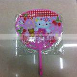 Decorative Hand Fans With Cartoon Pink Cat thumbnail-1