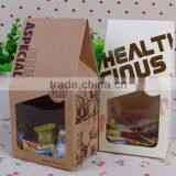Handmade Feature and Accept Custom Chinese New Year Kraft Paper Candy Box Supplier's Choice