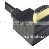 HDMI Cable 90 Degree Angle Cable 1.4v ((1080p 4K 3D High Speed With Ethernet ARC) - TOP Series thumbnail-1