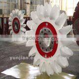 Pelton Water Turbine for Hydro Electric Power Plant 630KW Generator