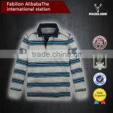 2016 OEM Wholesale China Men's Fashion Color Stripe for Softextile Polo Shirt thumbnail-4