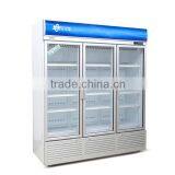 Three Door Vertical Beverage Display Chiller