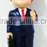 Polyresin Talking Bobblehead bobble head figurine