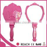 Plastic Fold Hand Held Cosmetic Mirror Wedding With Handle