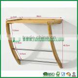 Fuboo--Bamboo wall mounting shelf with towel bars