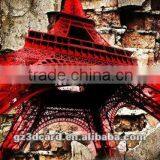 Lenticular 3D Poster of Building 3d Decoration Picture