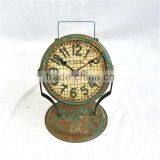 12B109NU-Antique imitation metal table clock