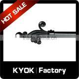 KYOK Black Color Durable Curtain Finials,black Color Curtain Finials for Iron Curtain Poles With Cheap Price thumbnail-3