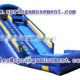 Water Park Commercial Rent Inflatable Pool Slide With Climbing Wall on Sale SP-PS023