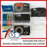 Compatible Casio Ez-label Printer 18mm Tape Cartridge XR-18RD1 Black on Red