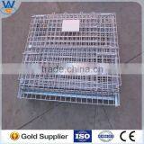 Warehouse Galvanized Cage Stackable Wire Cage Container thumbnail-6