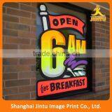 Full Color Printed Sticker Vinyl Clear Window Advetising Sticker Decal