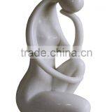 Marble Naked Woman Statue White Marble Stone Hand Carved Sculpture for Garden No 32