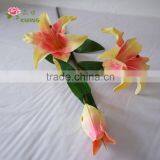 Artificial Foam Flower Lily Tree Made From Artificial Flower Mold Three Heads thumbnail-5