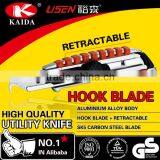 Tool CutterAuto Retractable Safety 18mm Snap Off Blade Aluminium Alloy Screw Lock Knife thumbnail-3