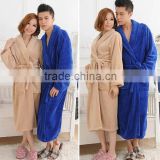 hot selling couple custom design flannel fashion pajama/bathrobe