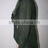 Women Designer Coat Green Faux Fur Jacket thumbnail-1