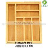 Eco-friendly Foldable Bamboo Food Tray