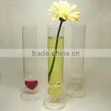 Glass Goblet Vase - Wedding Centerpiece Vases