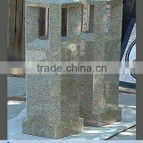 granite Chinese stone candle holder grave cemetery stone lantern