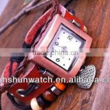 Rose Gold Plating Exchangeable Strap Lady Watches
