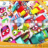 Lovely Snow Leopard Minky Print Mini Rag Blanket Baby Tag Blanket thumbnail-2