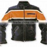 Leather Motorbike Racing Jacket , Leather Sports Jacket , Motorcycle Racer Jacket