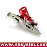 ESATA Dual Port Bracket, SATA to ESATA Bracket Two Port
